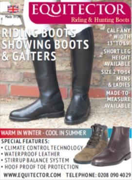equitector long riding boots