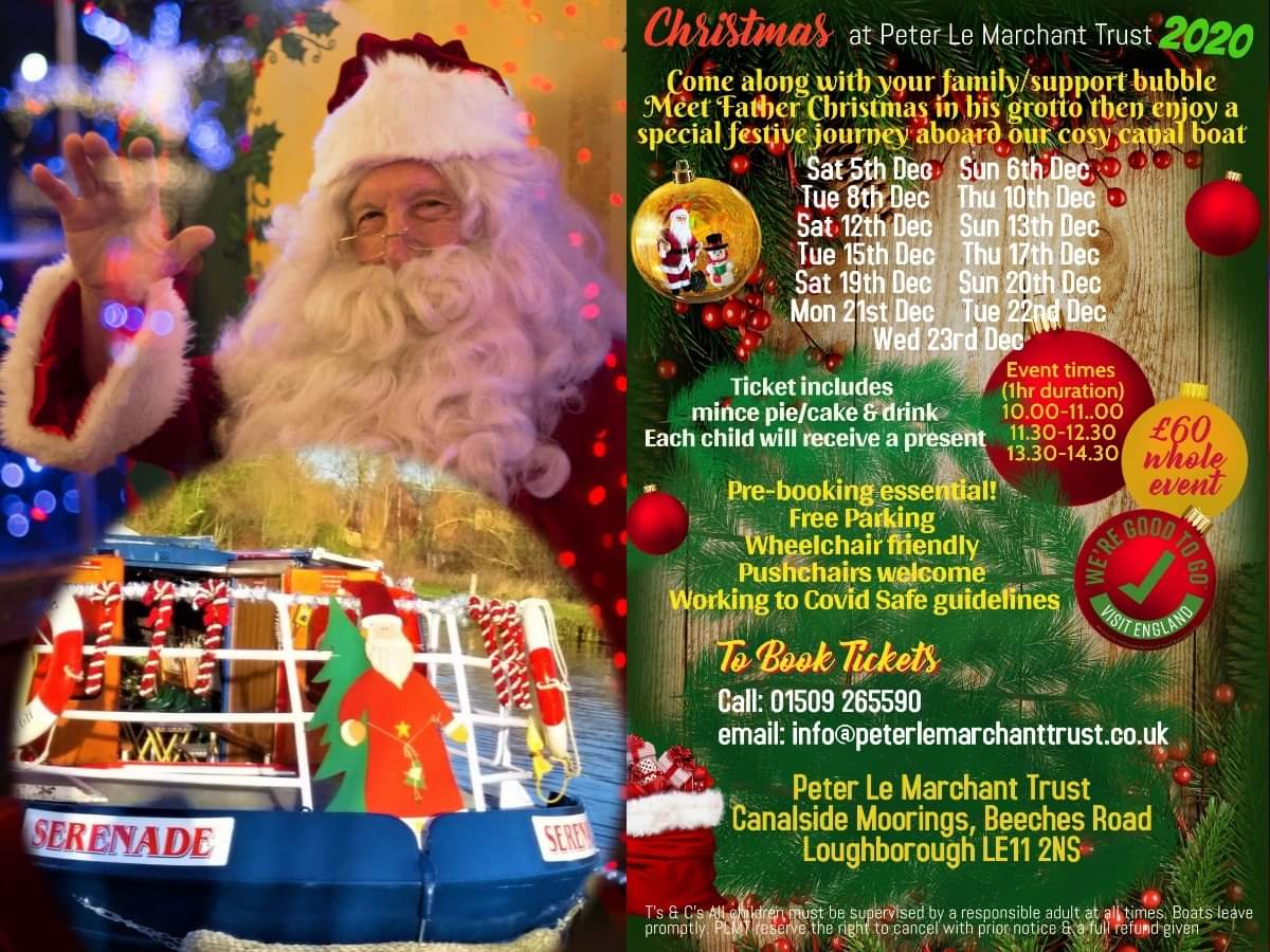 peterlemarchant's tweet photo. 🎄🎅It’s Christmas (well soon anyway!) 🎄🎅

Come along with your family/support bubble to meet Father Christmas🎅🎅 in his grotto, before enjoying a festive themed trip on our cosy canal boat. ♨️🛥️

For more details, click https://t.co/CTq1jPvzEV or call 01509 265590 to book https://t.co/G8jhC8W5Ns