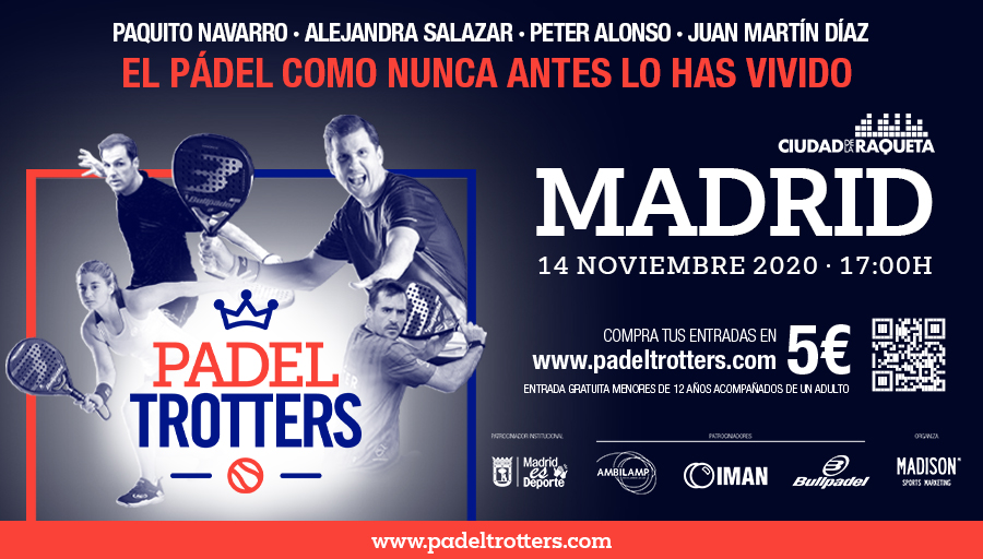 ¡El mayor show sobre una pista de pádel vuelve a Madrid! 🎾🙌
¡Los @PadelTrotters regresan el 14 de noviembre en la @ciudadraqueta con @paquito_navarro @peteralonsomar @AleeeeSalazar y @JuanMartin_Diaz para hacer vibrar a todos los aficionados del pádel! 😎 https://t.co/TPhRZoNcww
