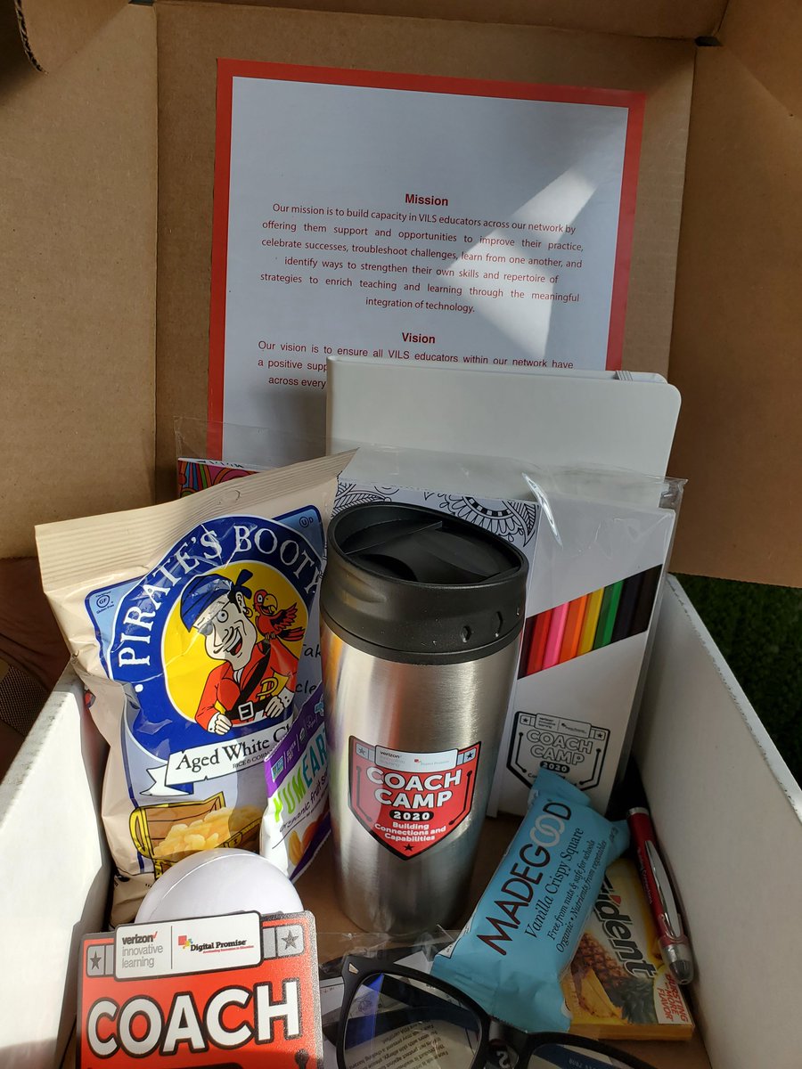 Brandee Harris (@brandeenharris) on Twitter photo It was hard, but I waited to open my VILS Coaches Camp gift box, and my patience was rewarded! It was filled with a bunch of goodies!!! Can't wait to learn and share at camp these next few days! <a href="/dpvils/">Verizon Innovative Learning Schools</a> #VILSCoachescamp <a href="/DigitalPromise/">Digital Promise</a> It was hard, but I waited to open my VILS Coaches Camp gift box, and my patience was rewarded! It was filled with a bunch of goodies!!! Can't wait to learn and share at camp these next few days! <a href="/dpvils/">Verizon Innovative Learning Schools</a> #VILSCoachescamp <a href="/DigitalPromise/">Digital Promise</a>