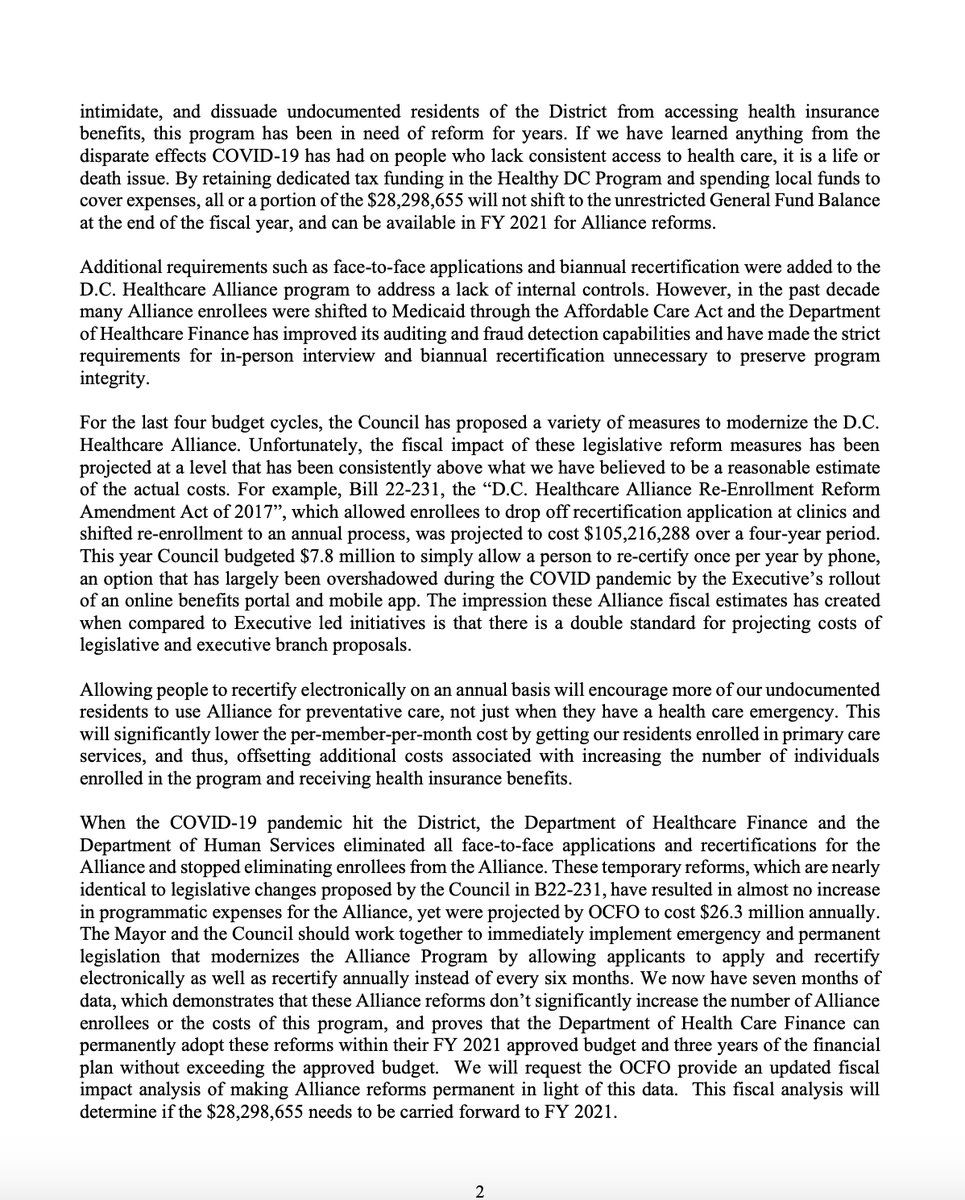 THREAD: I’ve joined my colleagues in requesting a full explanation for Reprogramming Request 23-141. Here’s what we know: the bulk of the reprogramming $$ will be used to repay overtime costs for MPD - $10M more than the entire approved overtime budget for FY21. (1/5)