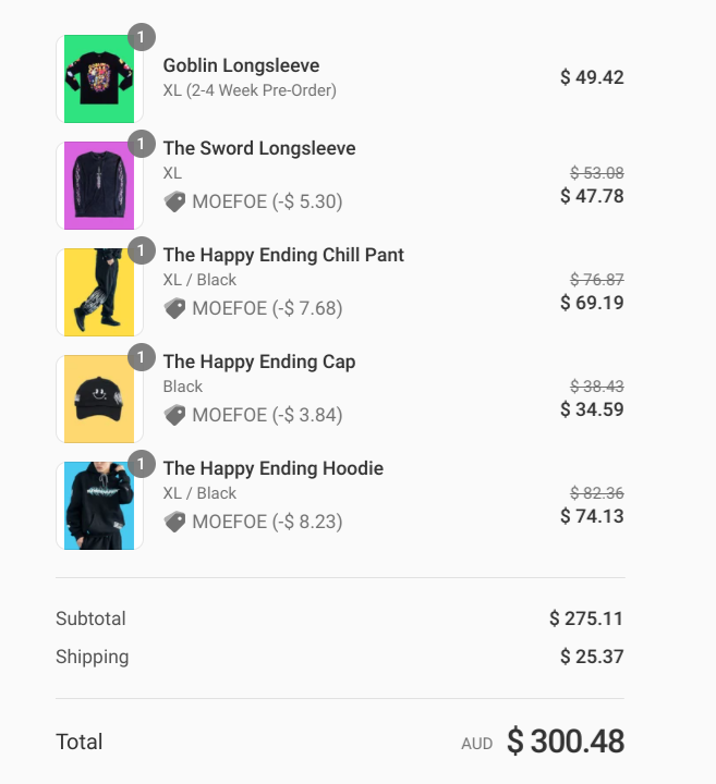 ALPStreams's tweet photo. Finally got my @coolshirtz order placed after an agonising weekend of waiting for the store to re-open, super hyped to get this sick clothing and add another tee to my now growing @maxmoefoe collection! GIVE THE GOBLIN SOME GOLD!!!!!

#GoblinGold
#CoolShirtz
#Fashion
#SickThreads https://t.co/DvI5JiKD0D