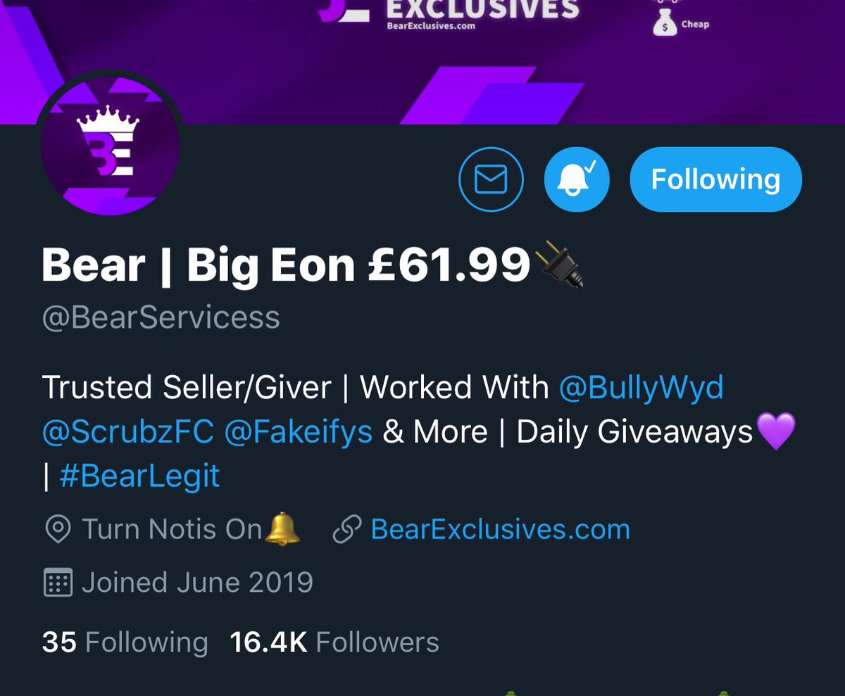 vixywashere's tweet photo. @BearServicess @GiraffeFN_ @SackyQT Done https://t.co/kzRX7MIXpY