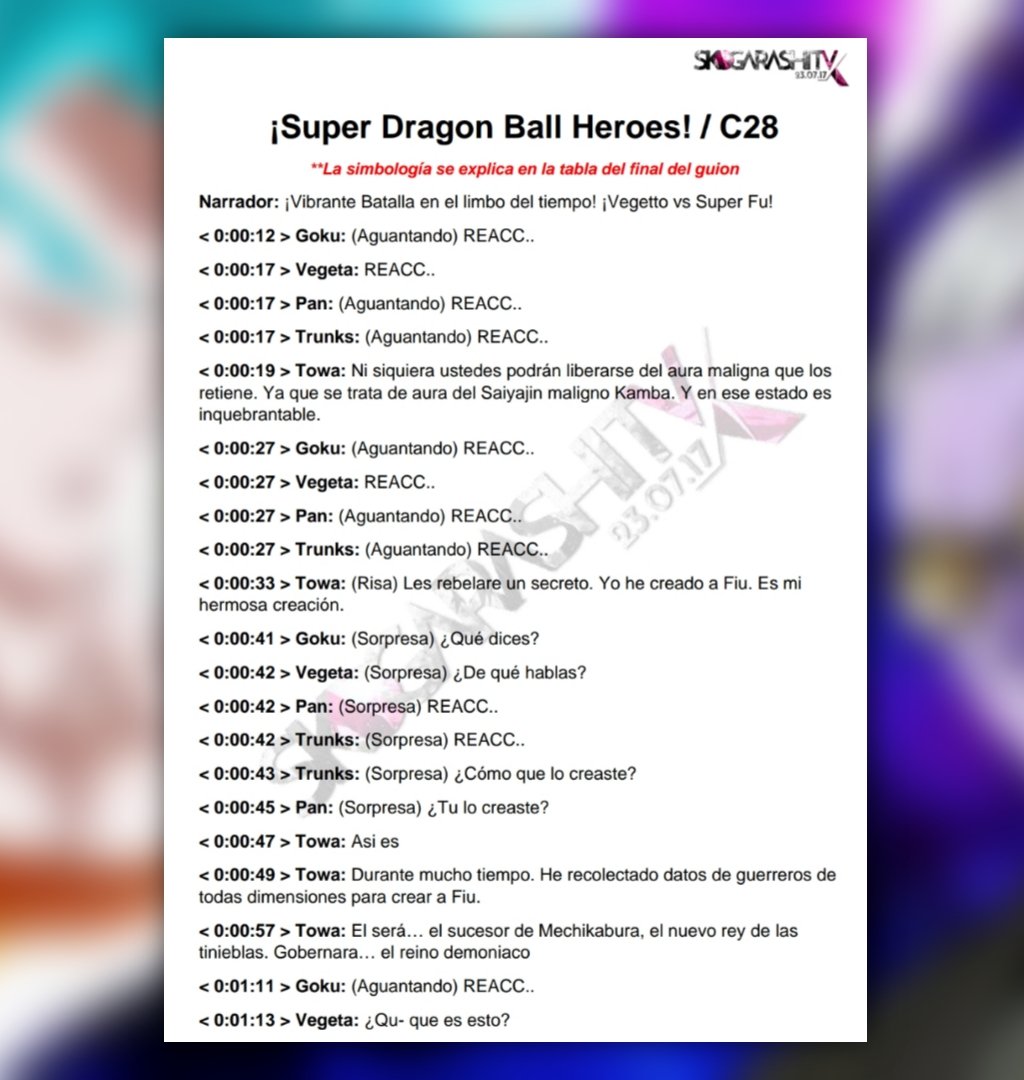SKogarashiTV's tweet photo. Ya iniciamos con el doblaje del capítulo 28 de #DBH 🥳
En la semana publicaremos el capítulo en nuestro canal https://t.co/1T1kEoFUYm 😋
#dbspoilers #dbsspoilers #anime  #FelizLunes #AnimeOnegai https://t.co/DLQHli6U42