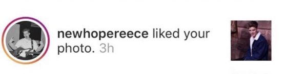 reece liked my post october 14th 2019 <3