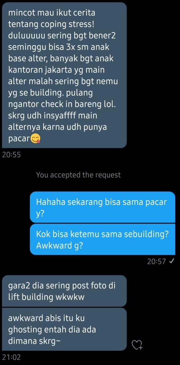 Ternyata bukan HRD yang suka ghosting~Kalo kalian kaya gini awkward g?