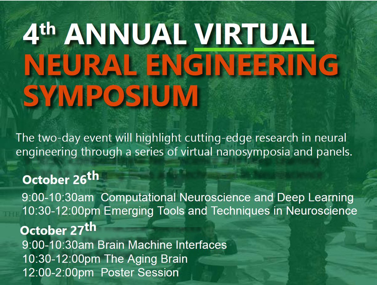 DrMarvinAndujar's tweet photo. Looking forward to my talk/panel participation tomorrow on Artistic Brain-Computer Interfaces at the Annual Neural Engineering Symposium hosted by Miami University.
#engineering #neuroscience #bci #research #science #florida https://t.co/QI1tOYnu2c