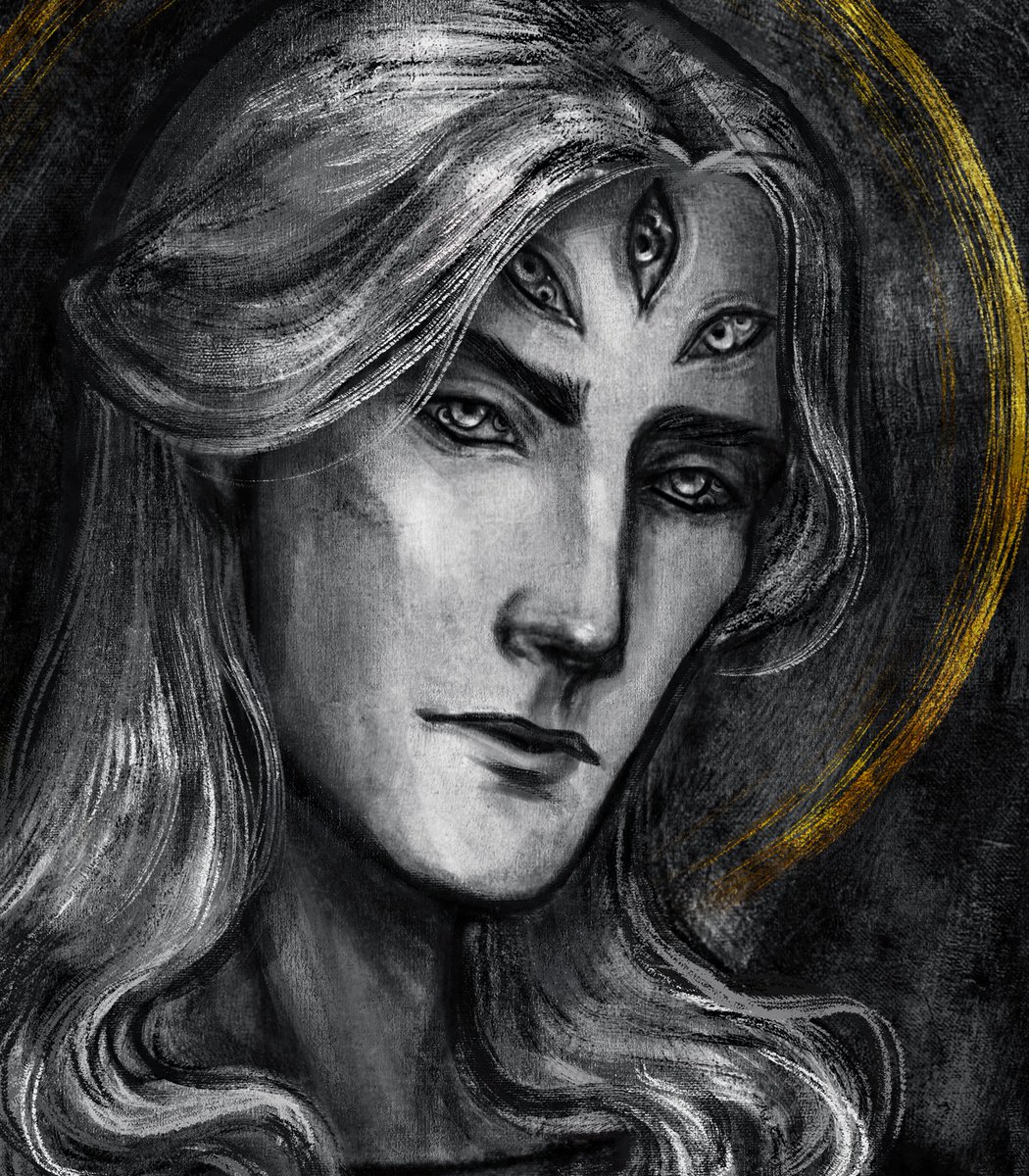 👁️
Portrait commission for <a href="/LoyalistTerran/">Cruhumble</a> 

I was absolutely sure that I published this work but I did not о_О

#DnD #dnd5e #aasimar #dndart