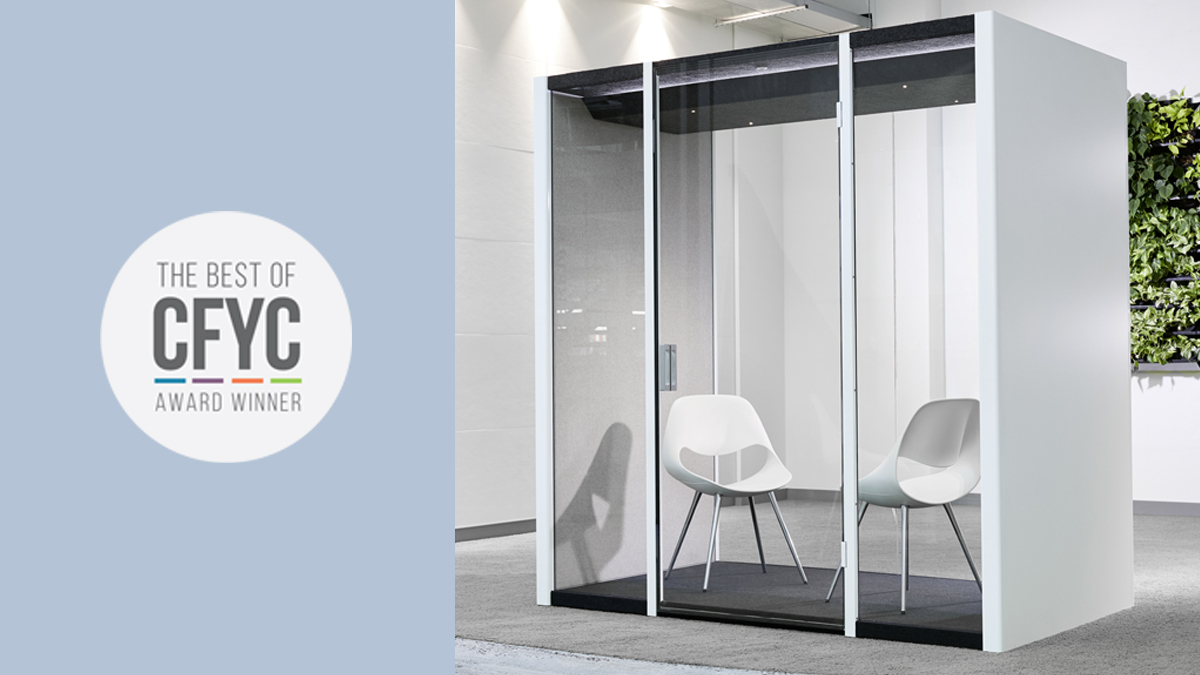 Dauphin is proud to announce that our Bosse Acoustic Dialogue Pod was selected as the winner of the "Acoustic Pods and Privacy Modules" Category in the @MyRscLibrary “Best of Chicago From Your Couch” competition. Thanks to all the designers who selected our product!