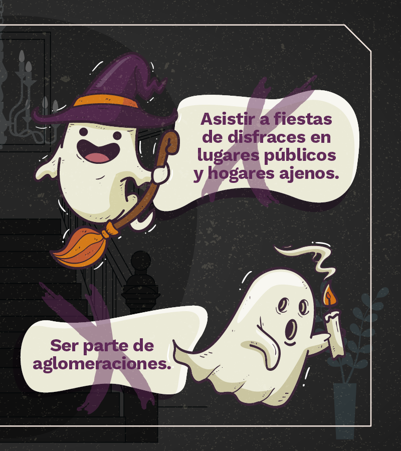 MinSaludCol's tweet image. El coronavirus sigue siendo una amenaza para nuestra salud. Por eso, si vas a celebrar Halloween, que sea en casa y solo con quienes vivan contigo. No asistas ni organices reuniones sociales que pongan en riesgo tu salud y la de quienes tanto quieres. #SiNosCuidamosAvanzamos