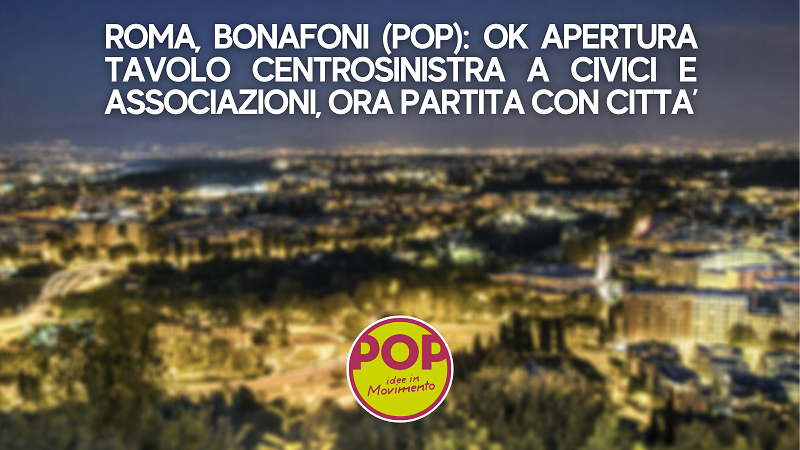 martabonafoni's tweet photo. L'apertura oggi alle forze civiche nella convocazione del tavolo di centrosinistra mette finalmente al centro la Roma reale. Come #POP lavoreremo per giocare la partita con la città. Spetta a noi creare una proposta concreta per i Romani e le Romane. 
https://t.co/2Bkc13HO0C https://t.co/Lcaqfbz62S