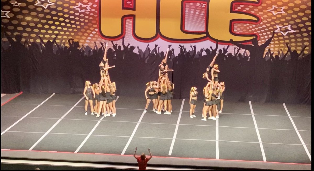 gingerdjackson's tweet photo. ACE of Birmingham APACHES rocked the stage during #MTT2020!!! ❤️💛🖤 #AceIsThePlace
SO proud of these girls!  They pushed hard today. The coaches have done an amazing job!! @acetribe @TribeHive1 @FloCheer @VarsityAllStar @Nfinity https://t.co/Ve0HD8j8zK