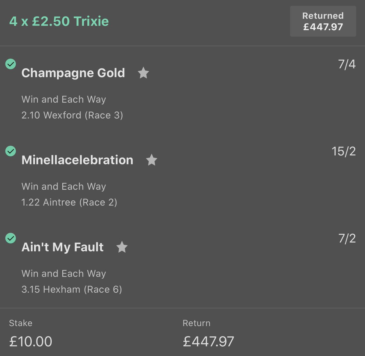 FirstPastTheP13's tweet image. 🤑🤑🤑