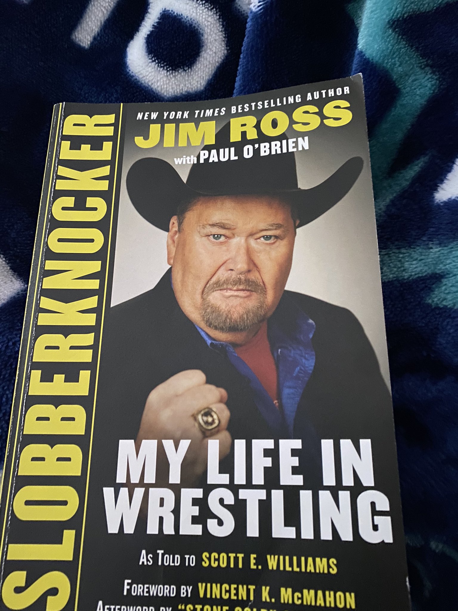 My Life in Wrestling by Jim Ross Slobberknocker English Hardcover Book Free S 