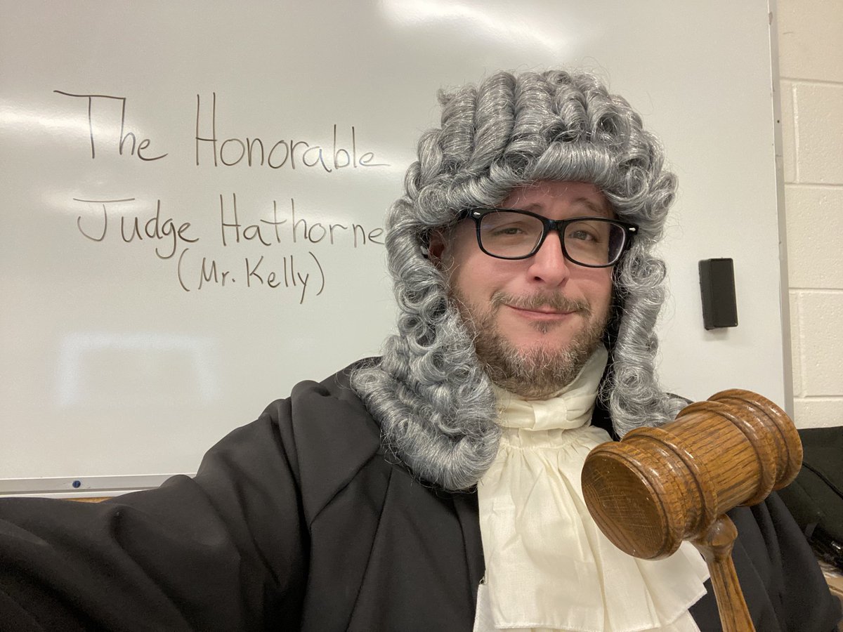 We might be doing distance learning in 7th grade social science, but who says we can’t have fun?  Regardless of distance and learning through a computer screen,  I love making history come alive in my class.  Today we are beginning the Salem Witch Trials! #itbebrave #asd4all