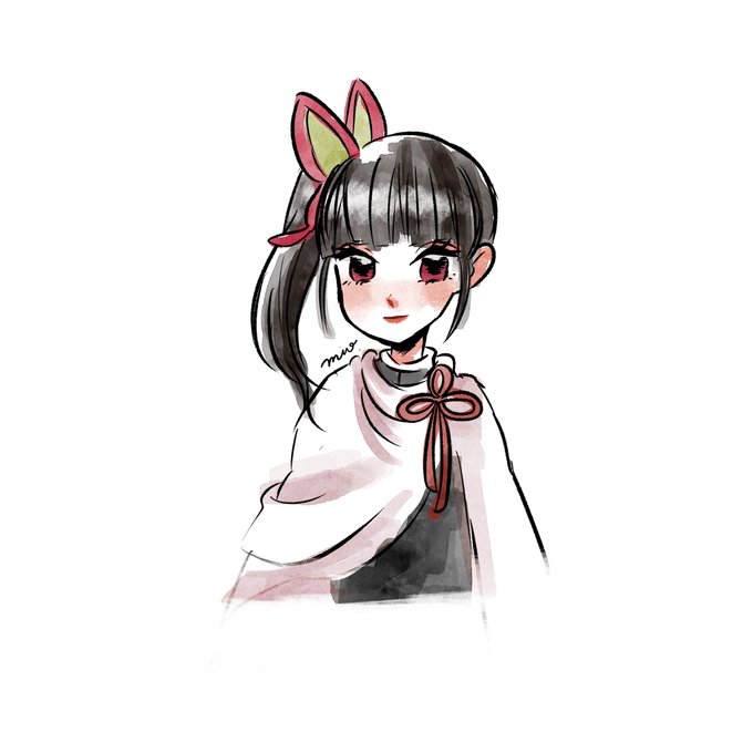 ミオチ ｜miochiさんがTwitterに投稿した栗花落カナヲ(鬼滅の刃)のイラスト。