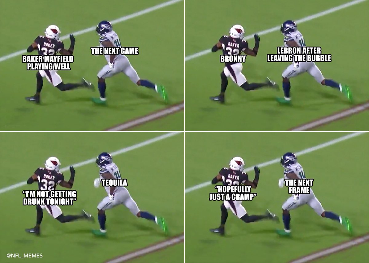 NFL Memes on X: The best DK Metcalf chasedown tackle memes   / X
