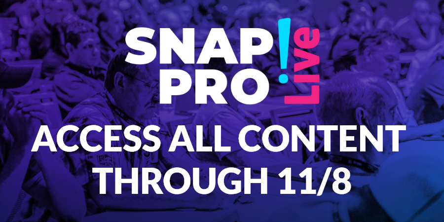 Snap_One_'s tweet image. Didn’t catch our Snap Pro Live Leadership Keynote? No problem! You have through 11/8 to stream any live content you may have missed, plus 30+ on-demand product and technical training sessions. Start watching now: bit.ly/3hdCATj 

#SnapAV #SnapProLive #AVTweeps