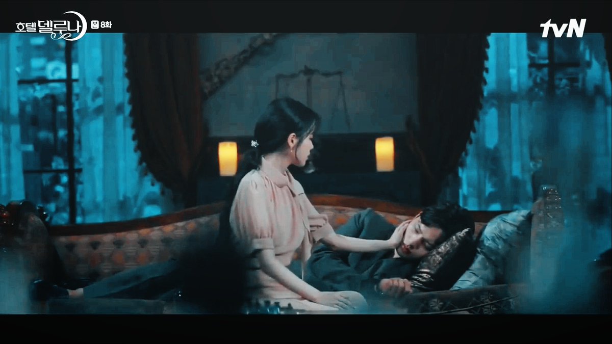 "Whether this place is a fence or prison for me, what I have is torture. It's not that wonderful... to be tortured together."so, she left because he said he'll be with her no matter what. aaahh let him find her soon  #HotelDelLuna