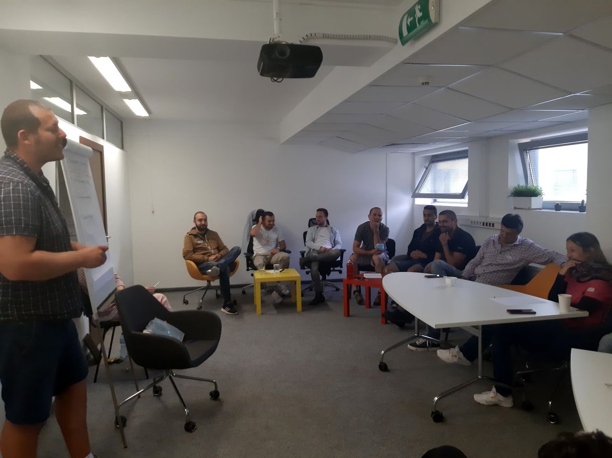 We are in the middle of our soft skills training with @Tochka2! Our goal is to become an even more effective team and we are sure that they can help us a lot with this ☺️ #softskillsforitpeople #softskillspills #teamworks #playtolearn #effectivecommunication #IndigoVerge