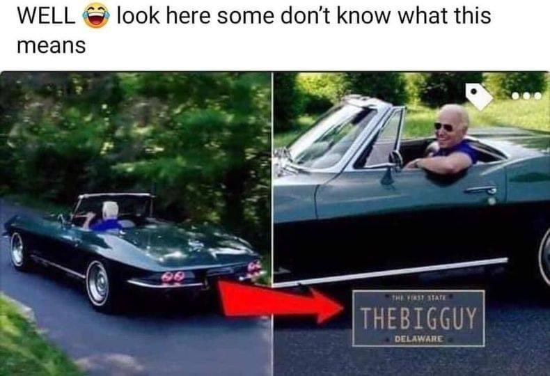 FastChance57's tweet image. Well lets see the car runs on gasoline and has now smog or emissions controls, the body, paint, tires, wiring, upholstery, seatbelts, convertible top, plastic trim, all are  made from crude oil??? #TrumpPence2020 #biden