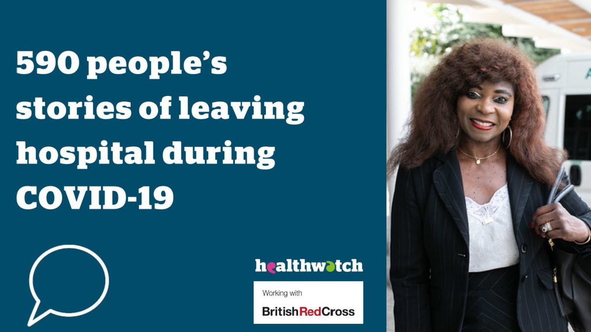 Keep an eye out for our NEW report tomorrow. We’ve worked with the <a href="/BritishRedCross/">British Red Cross 🧡</a> to understand people’s experience of leaving hospital since the arrival of #COVID19 – and the impact it has had on them and their families. #GetDischargeRight