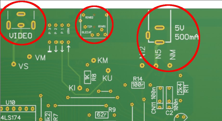 So here are the updates to the PCB:1. Dual layer, replaces jumpers 2. New connectors for power/cassette/video3. 5nF ceramic capacitor added between -RFSH and GND on Z80A. This solves the problem of modified timings on the CMOS version of Z80A4. New keyboard connectors (!)