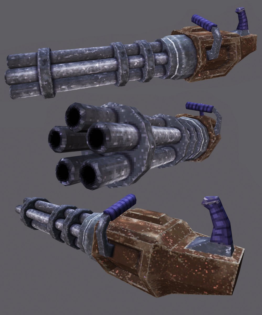 #3d #indiedev RT @swimclubdunk: Starting to get more comfortable with low res pixelated textures!
#lowpoly #retrofps #indiegamedev #indiedev https://t.co/ByWThA2NI5