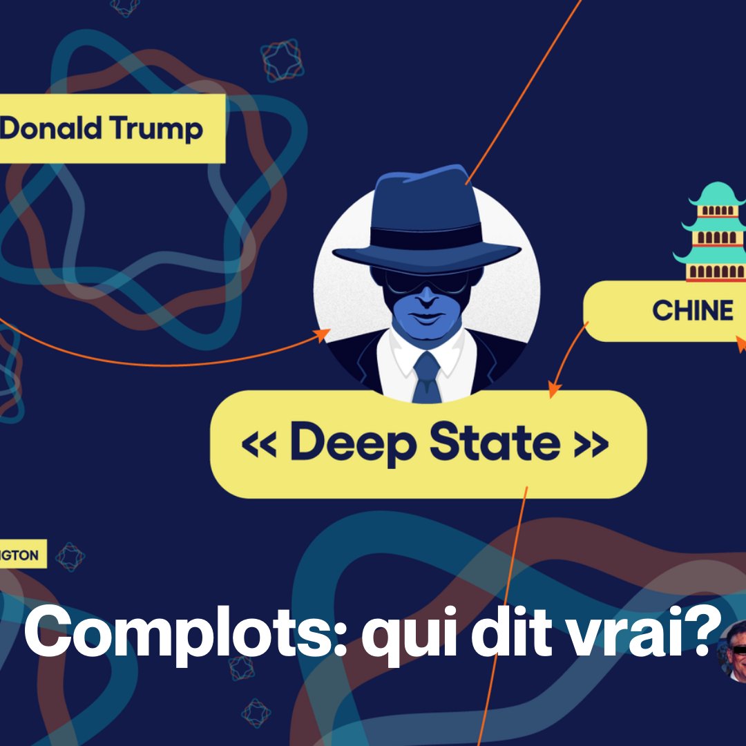 Les théories du complot à propos de la COVID-19 sont nombreuses... et peuvent être contradictoires. Pour en savoir plus, cliquez sur le lien dans la bio! #StopCovidDesinfo #COVID19 #coronavirus #theoriesducomplot #contradictory