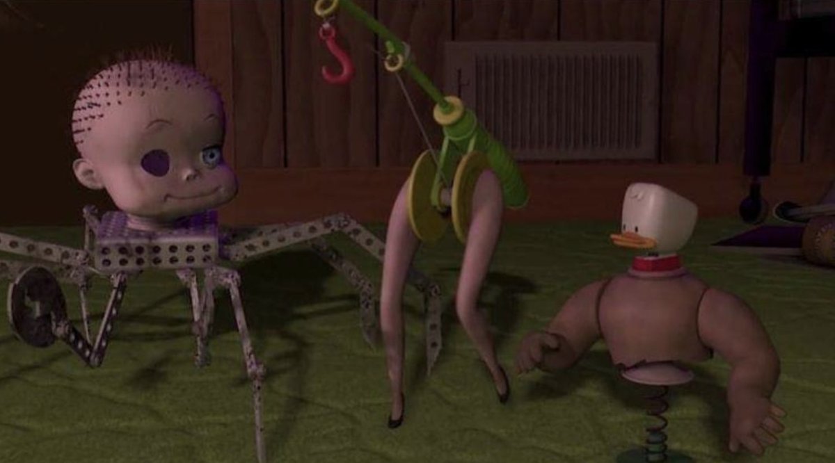 El significado de Legs, juguete de Sid, en 'Toy Story