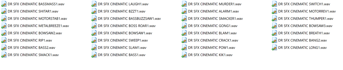 Dose made a whole bunch of these, they're basically used whenever we want a moment to feel more important. We play them when you boot up the game, beat a boss, whenever a trailer needs to sound cool, etc: 