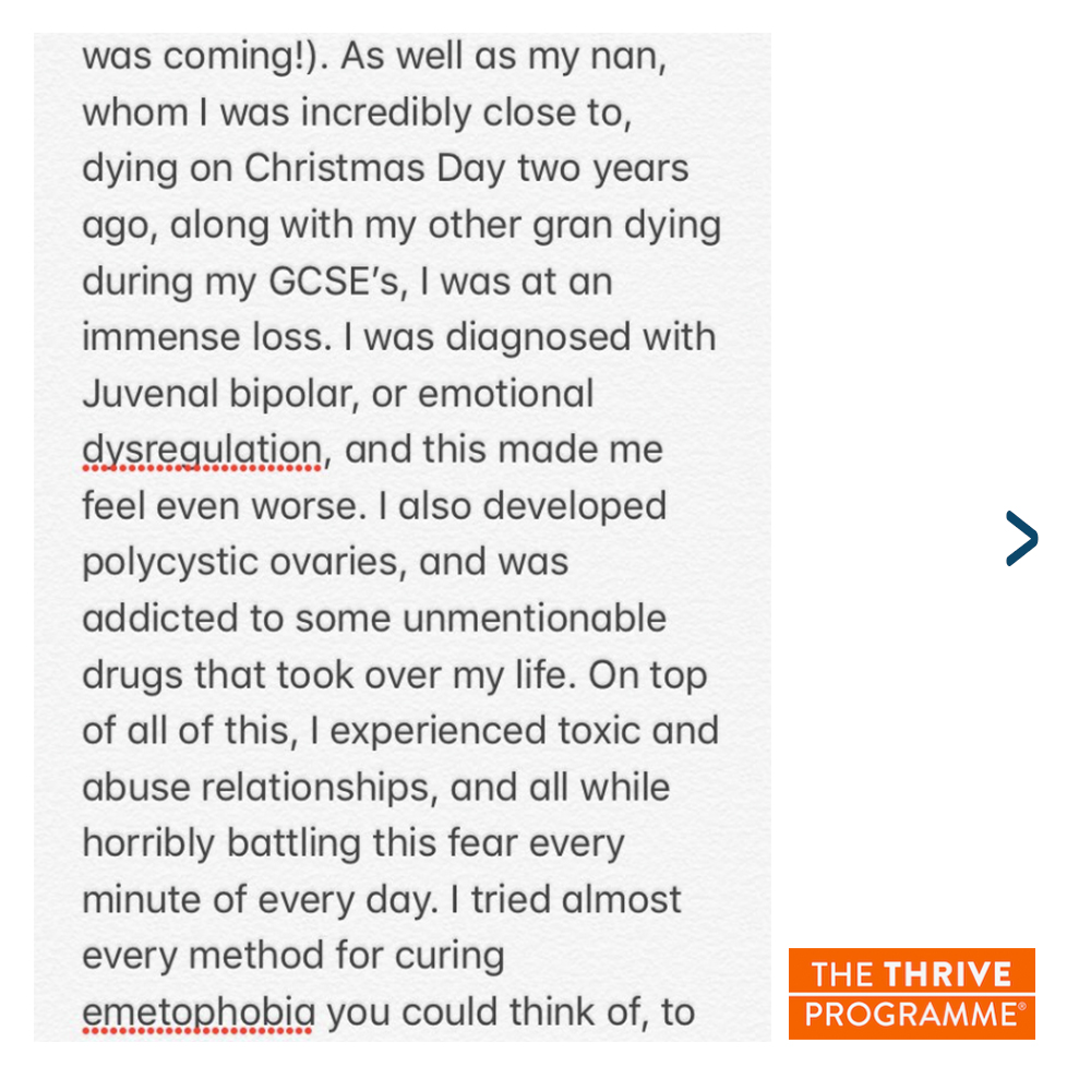 emetophobiacure's tweet photo. This is a powerful message that was sent in to us. If you can relate to any of it then hopefully this provides some comfort that you won't always feel this way https://t.co/kubZ4YQz96
