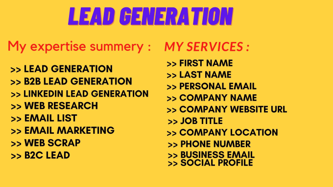 mddelowar92's tweet photo. Hello, I'm a professional freelancer. I'm an expert in lead generation, b2b leads, email list, email marketing, etc. I'll provide good quality valid active leads for your business growing.  Please visit my gig to see more details
https://t.co/y0KZyJXXzs 

#USA #Canada #GMMTV https://t.co/RDoQnaP9Lj