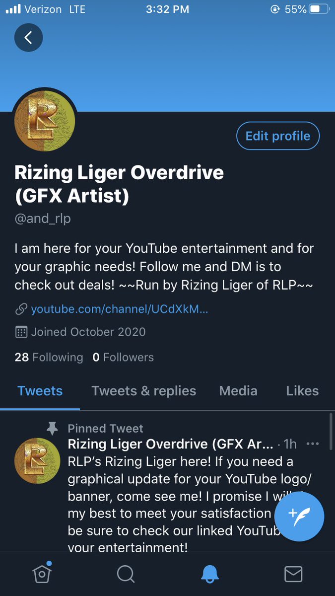 Rizing Liger now hosts his content on this page, and takes graphics design commissions!