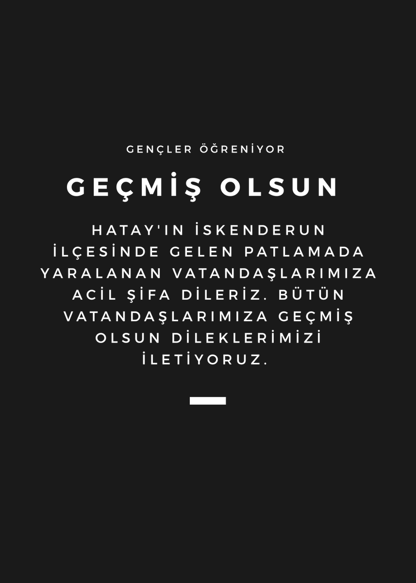 GOgreniyor's tweet photo. Geçmiş olsun Hatay. https://t.co/FW6N3ETDG0
