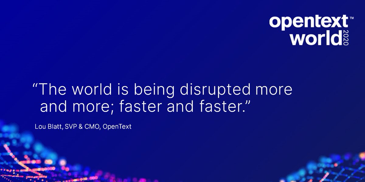 OpenText's tweet image. The OpenText Experience Cloud reduces IT dependency, increases scalability, streamlines operations and allows you to always access the latest capabilities without managing upgrades. See more here: opentext.com/experience-clo…  #OpenTextWorld