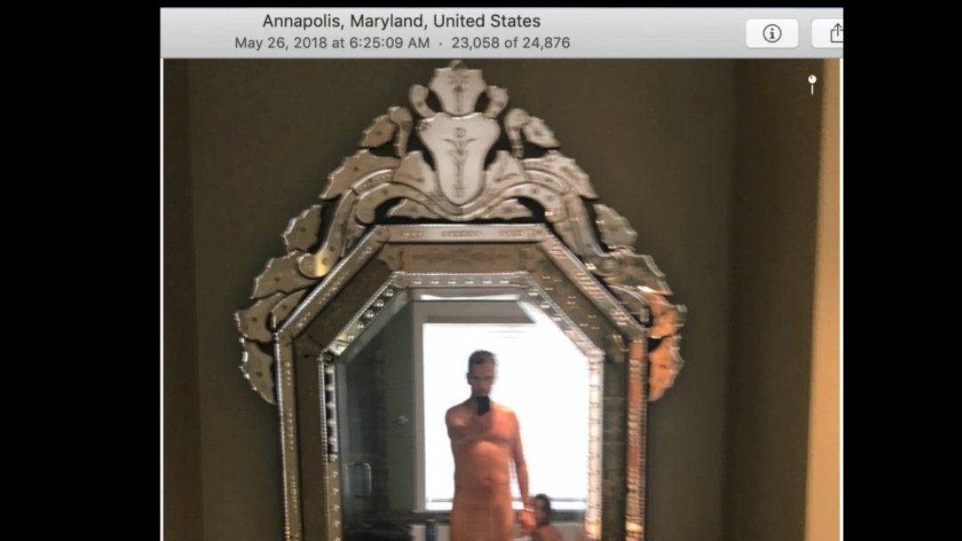 And here he is in DC/Maryland area on 5/26/18. Who is that in the bathtub? 25/