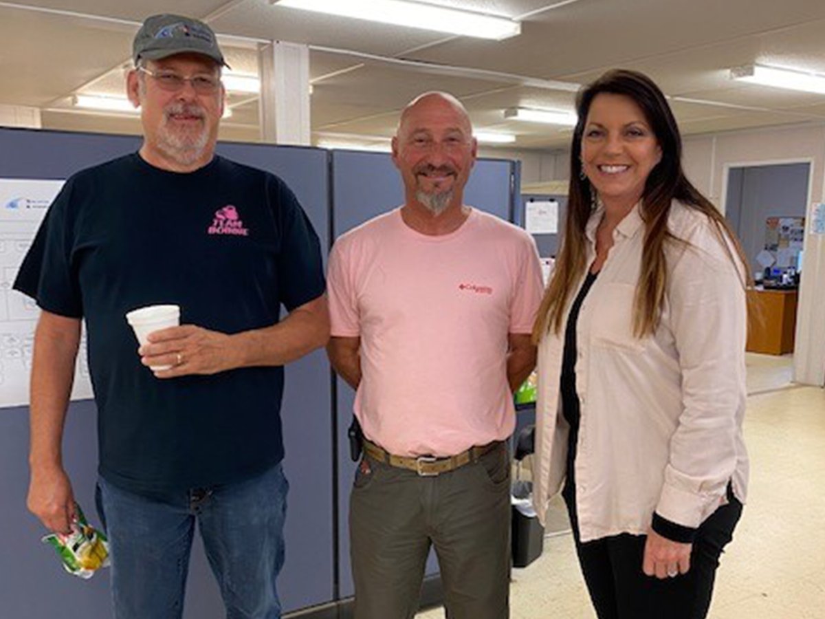BlytheConst1's tweet photo. Thanks to our Blythe team members who participated in the Breast Cancer Awareness Pink Out last Friday! #blythecares #pinkout #breastcancerawareness #cancerawareness #pink #pinkribbon #breastcancer #survivor https://t.co/qWpSgYFk2b