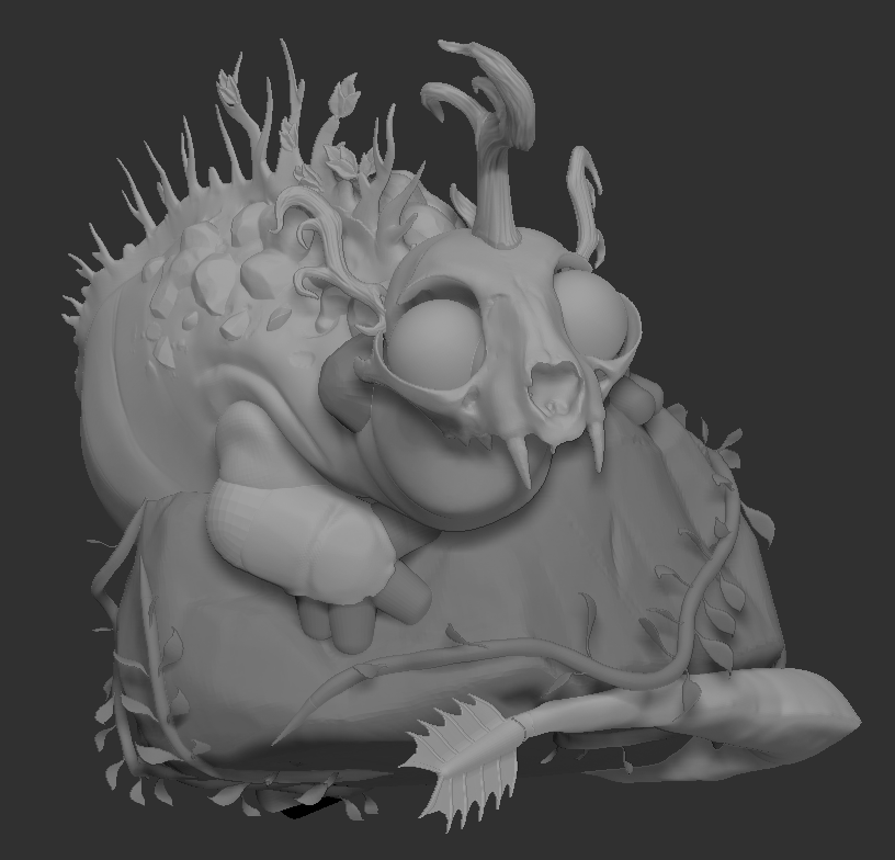 GorgonSeason's tweet photo. More of this bog creature! Don't worry, he's friendly🦎
#3D #gamedev #zbrush https://t.co/th6F7A3lOA