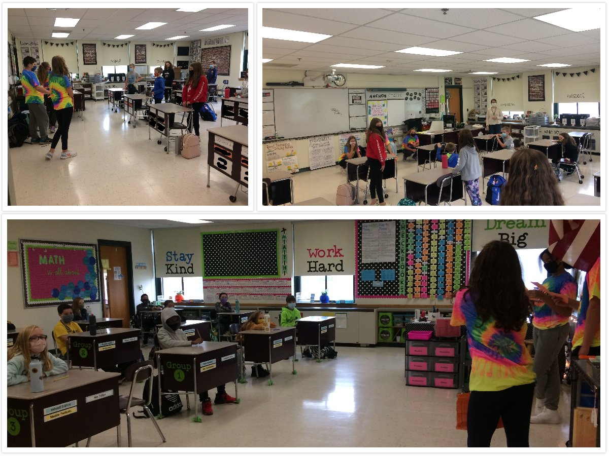AnnisBreda's tweet photo. Our 1st Cohort A - Ahern Leaders Mtg. took place today between our 8th grade mentors and our 5th graders! Beware Ahern families! Some 5th graders would rather be ghosts than zombies while others prefer creepy costumes over creative!😱🎃 #theboro02035 @AhernMiddle @FoxboroughPS https://t.co/UCuNAaKmOw
