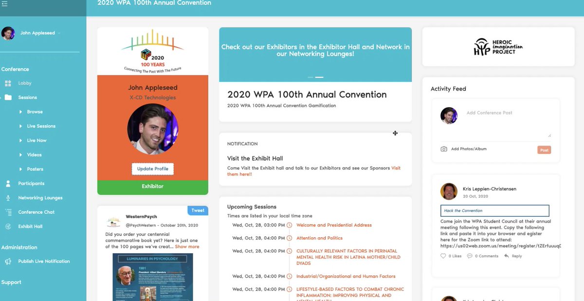 Not sure how to navigate Wednesday’s Centennial Conference? Check out this guided tour!  xcdsystem.com/wpa/program/UP…