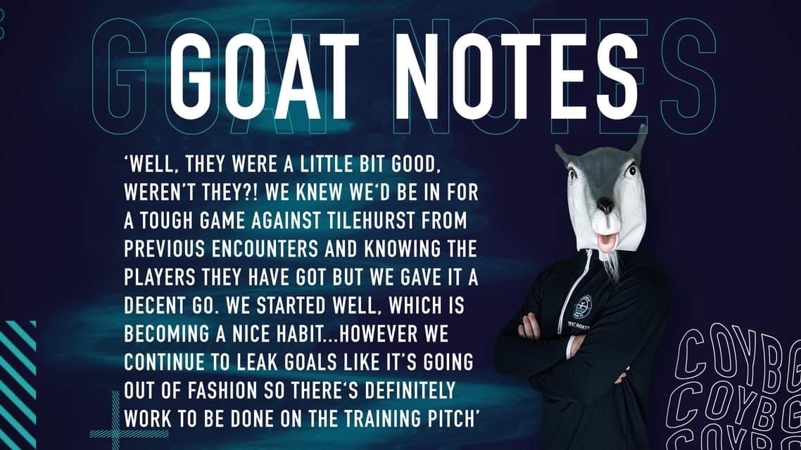 CavershamUnited's tweet image. 🗒| GOAT NOTES

Here’s what the gaffer had to say on the team’s performance on Sunday. #GoatNotes 🐐

#CavershamUnited #COYBG #AllBillyGoatsArentWe #GrassrootsFootball #SundayLeague