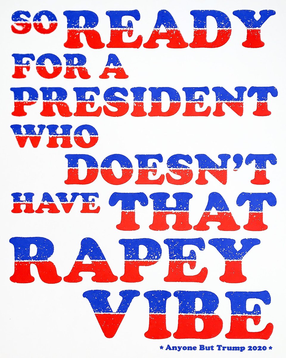 ChimeraPress's tweet photo. One last push in the home stretch to raise funds for Joe Biden and Kamala Harris. 100% of proceeds go to the Biden/Harris campaign. 8"x10" screen print. Additional details at https://t.co/OFK4889fDt #BidenHarris2020 #TrumpIsANationalDisgrace #AnyoneButTrump2020 #TrumpIsAPredator https://t.co/PFcX1ZcUuX