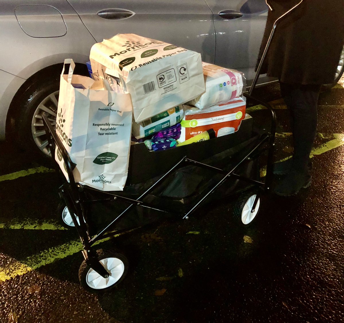 Wharty33's tweet photo. Thank You Emma community Champion @Morrisons Atlas Mills Bolton for the donation of essential groceries for @FortaliceBolton  💜😊 @lindathomas_uk @AngelaKelly1 @BoltonFM @BoltonCVS @FamilyBolton https://t.co/69viIPaOBl
