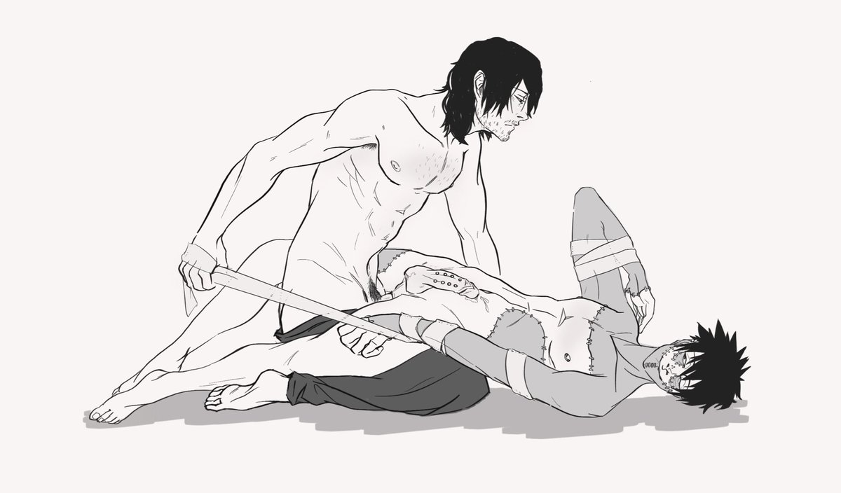 Tomura told Dabi that Aizawa is pretty cool 👀 #kinktober