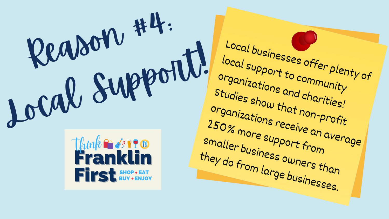 Reason #4 to #ThinkFranklinFirst