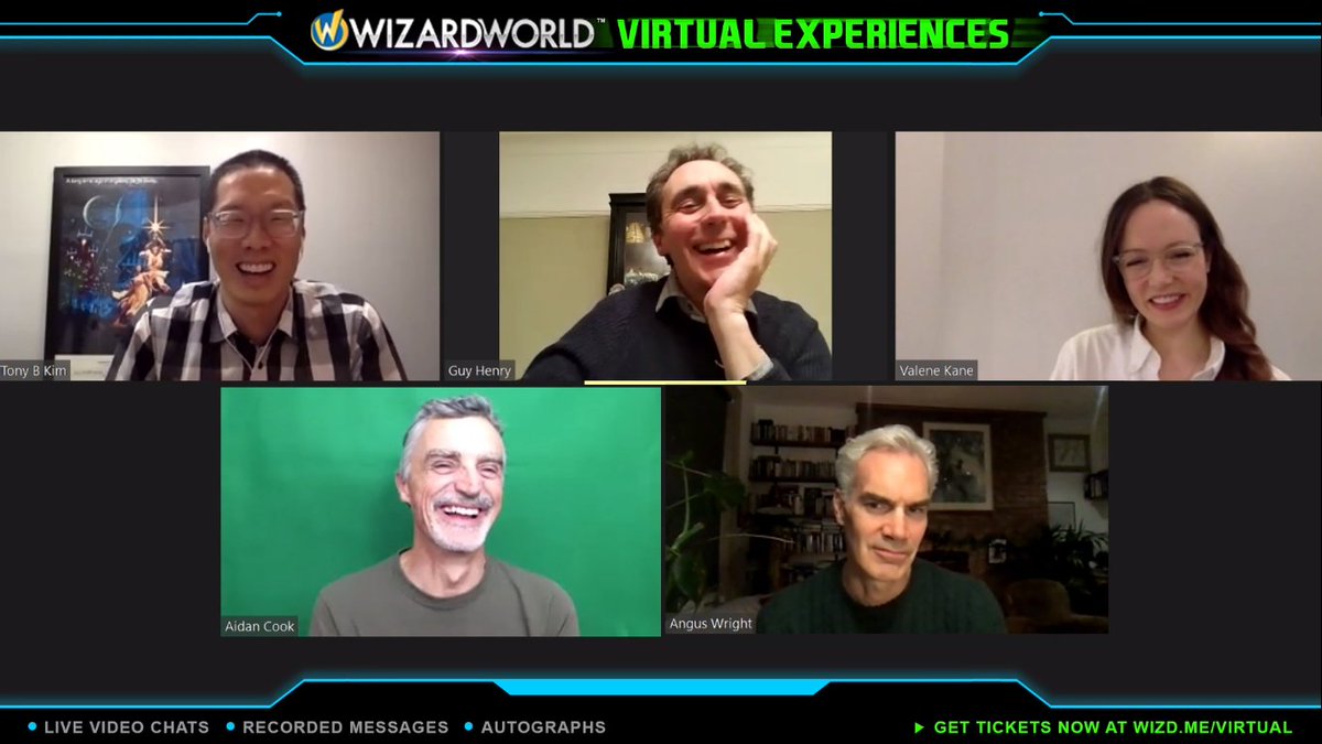 FANEXPOHQ's tweet photo. Catch #StarWarsVirtualExperiences w/ #GuyHenry #ValeneKane #AidenCook #AngusWright and host 
@Crazy4ComicCon on replay!

Watch on:
Twitch: https://t.co/mNBHuISRzt 
Youtube: https://t.co/0qAIRwZWSn
Facebook: https://t.co/mTFhfRvoXa https://t.co/4u2zswYFoa