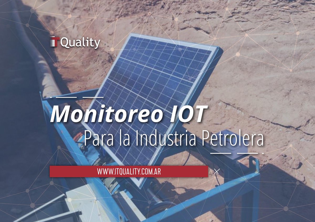 IT_Quality's tweet photo. Monitoreo #IoT para la Industria Petrolera
Ingresa a nuestra web y conoce más sobre nuestras #soluciones 
https://t.co/klbn0SQgFH
#Tecnología #Consultoría #Infraestructura #Outourcing #Training #Servicios #IWeb #Mobile #Itquality https://t.co/wgm1ZNm1Fc