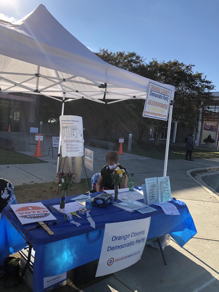 Stegman4CH's tweet image. No wait at ⁦@UPlaceNC⁩! #EarlyVoting #FlipNC #TurnNCBlue