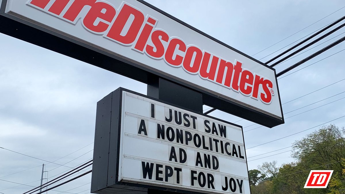 TireDiscounters's tweet photo. We all know the feeling.
#tdpride #tirediscounters #copysign #funnysigns https://t.co/RjPbEs0htB